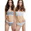 Walk Βαμβακερά Γυναικεία String Ανθρακί Γκρι 2Pack W2051-1409
