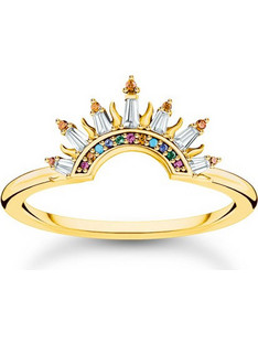 Thomas Sabo Γυναικείο Δαχτυλίδι Επιχρυσωμένο TR2456-488-7