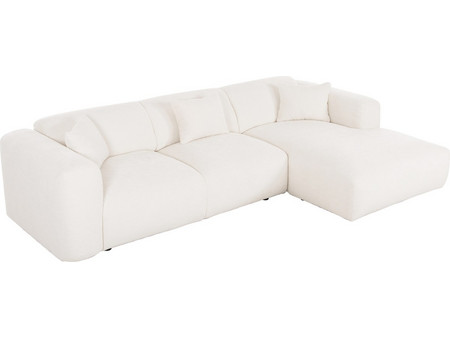 HomeMarkt Bricken Γωνιακός Καναπές Δεξιά Γωνία Εκρού 282x160x72cm HM327502R