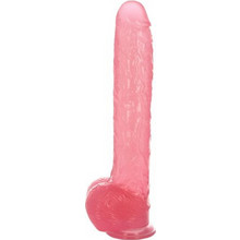Toyz4lovers Golia Ρεαλιστικό Dildo με Βεντούζα & Όρχεις 41cm Ροζ