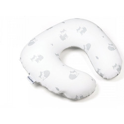 Doomoo Softy Fox Μαξιλάρι Θηλασμού & Relax Λευκό Γκρι 150cm