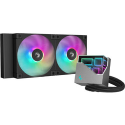 Deepcool LT240 Black Υδρόψυξη CPU 120mm ARGB για Socket 115x / 1200 / 1700 / AM4 / AM5