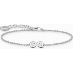 Thomas Sabo Γυναικείο Βραχιόλι Αλυσίδα με Άπειρο Ασημί A2161-001-21