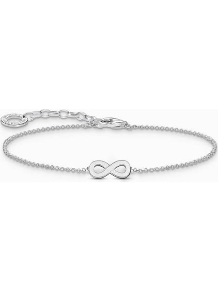 Thomas Sabo Γυναικείο Βραχιόλι Αλυσίδα με Άπειρο Ασημί A2161-001-21