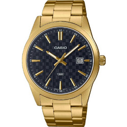 Casio Ανδρικό Ρολόι με Χρυσό Μεταλλικό Μπρασελέ MTP-VD03G-1AUDF