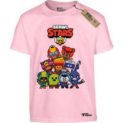 Takeposition Brawl Stars Παιδικό T-Shirt Κοντομάνικο Ροζ 806-4507B-21