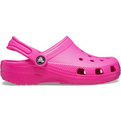 Crocs Classic Clog Παιδικά Παπούτσια Θαλάσσης για Κορίτσι Ανατομικά Φούξια 206990-6TW