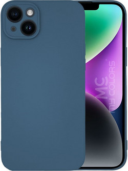 Sonique My Colors Silicone Back Cover Navy Blue (iPhone 14 Plus)
