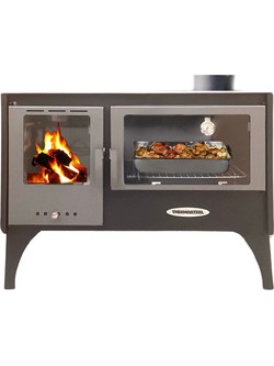 Thermosteel X50 Ατσάλινη Ξυλόσομπα με Φούρνο 11.2kW