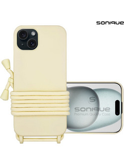 Sonique Carryhang Back Cover Beige (iPhone 15 Plus)