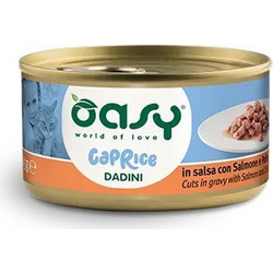 Oasy World of Love Caprice with Salmon & Chicken in Gravy 85gr