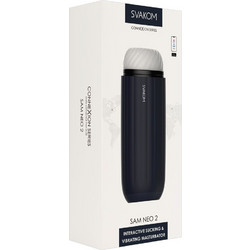 Svakom Sam Neo 2 Interactive Suction Vibrating Pocket Αυνανιστήρι με Δόνηση & Αναρρόφηση