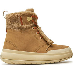 Merrell Marquette Thermo Γυναικεία Μποτάκια Χιονιού Suede Μπεζ με Γούνα J007058