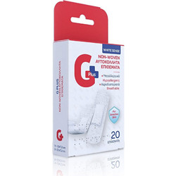 Gplus White Sense Αυτοκόλλητα Επιθέματα σε 2 Μεγέθη 20τμχ