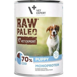 VetExpert Paw Paleo Puppy Monoprotein with Cod 400gr