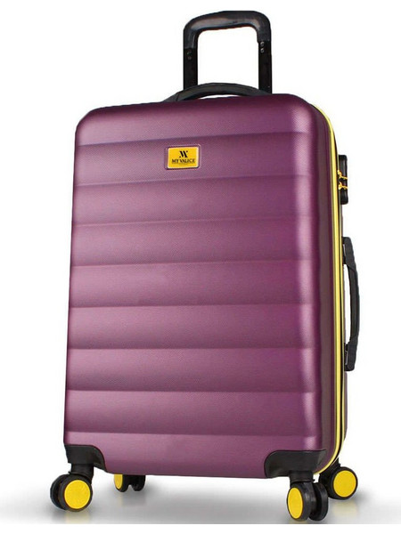 My Valise 853MYV5568 Βαλίτσα Μεσαία 65x42x28cm με 4 Ρόδες Μωβ