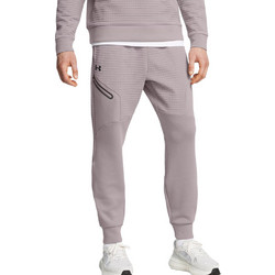 Under Armour Ανδρικό Παντελόνι Φόρμας Fleece με Λάστιχο Σομόν 1386544-015