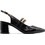 Gioseppo Γόβες Slingback Λουστρίνι με Χοντρό Χαμηλό Τακούνι Μαύρες 73272