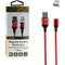 NSP NSC01 Braided Magnetic USB-A to Lightning Cable 1m Red 5205308228568