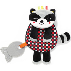 BabyOno Racoon Felix Πανάκι Παρηγοριάς με Μασητικό Πολύχρωμο BN780