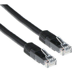 Intronics U/UTP Cat.6a Καλώδιο Δικτύου Ethernet 1m Black IB4201