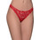 Milena By Paris Christmas Γυναικείο Sexy Brazil με Δαντέλα Κόκκινο C24-922