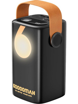 Moxom MX-PB131 Power Bank 60000mAh 22.5W με 3 Θύρες USB-A & 2 Θύρες USB-C Black