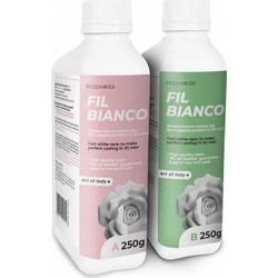 Reschimica Fil Bianco Ρητίνη Υγρού Γυαλιού 2 Συστατικών 500gr