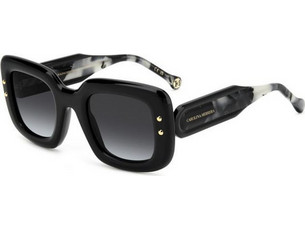 Carolina Herrera HER0313/S 807/9O Γυναικεία Γυαλιά Ηλίου Τετράγωνα Κοκάλινα Μαύρα με Μαύρο Degradee Φακό