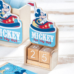 Parisis Μπομπονιέρα Βάπτισης Ημερολόγιο Mickey Mouse Fun Day Out από Ξύλο