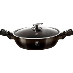 Berlinger Haus Metallic Line Shiny Σωτέζα Αλουμινίου Επίστρωση Μαρμάρου 24cm 2.3lt