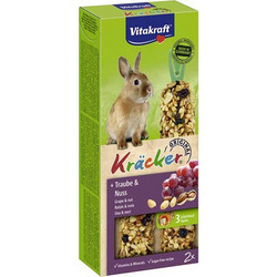 Vitakraft Kracker Rabbit with Grape & Nuts 2τμχ 112gr