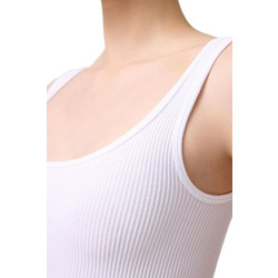 Cottonhill Αμάνικο Γυναικείο Φανελάκι Λευκό CH1090