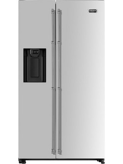 Lofra GFRS917 Retro Ψυγείο Ντουλάπα 634lt Full No Frost Υ178xΠ91.2xΒ77.2cm Gold Inox