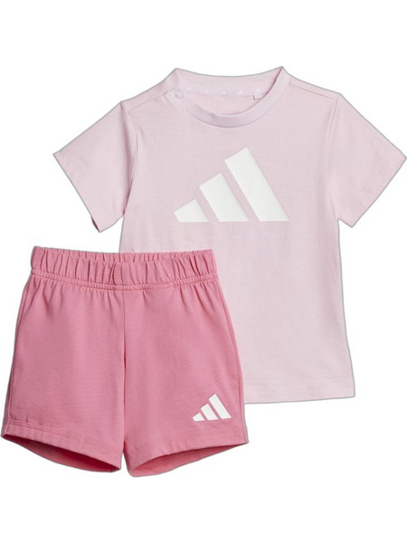 Adidas Παιδικό Σετ για Κορίτσι Καλοκαιρινό Ροζ JC9639
