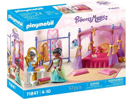 Playmobil Princess Magic Βασιλικό Υπνοδωμάτιο με Βεστιάριο για 4-10 Ετών 71847
