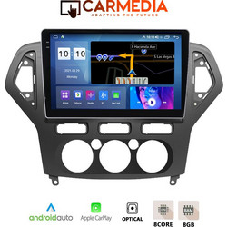 Carmedia CMDU41036-4 Ford Mondeo 2007-2011 A/C Ηχοσύστημα Αυτοκινήτου με Οθόνη Αφής Bluetooth & GPS