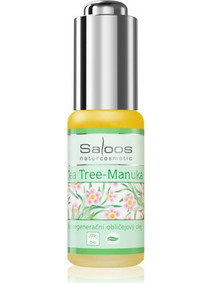 Saloos Bio Skin Oils Tea Tree & Manuka Βιολογικό Λάδι Προσώπου για Ακμή με Βιταμίνη E 20ml