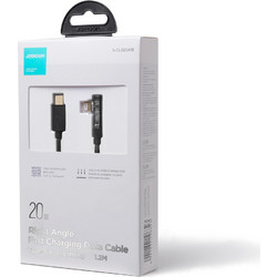 Joyroom Braided Angle 90° USB-C to Lightning Cable 20W 1.2m Black S-CL020A6