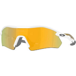 Oakley OO9495D 05 Ανδρικά Γυαλιά Ηλίου Μάσκα Κοκάλινα Λευκά με Κίτρινο Φακό