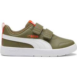 Puma Courtflex V3 Παιδικά Sneakers Χακί 397642-06