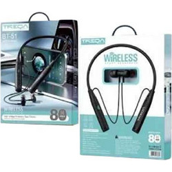 Treqa BT-51 Ακουστικά Bluetooth In Ear Black