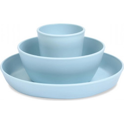 Tiny Twinkle Βρεφικό Σετ Φαγητού Ice Blue 3τμχ