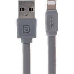 Remax RC-129i Flat USB-A to Lightning Cable 1m Grey BO733