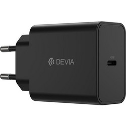 Devia Rocket Φορτιστής χωρίς Καλώδιο με Θύρα USB-C 45W Quick Charge 3.0 & Power Delivery Black