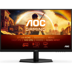 AOC 27G42E IPS HDR Gaming Monitor 27" 1920x1080 FHD 180Hz 0.5ms