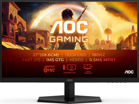 AOC 27G42E IPS HDR Gaming Monitor 27" 1920x1080 FHD 180Hz 0.5ms