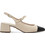 Tamaris Γόβες Slingback Δερμάτινες με Χοντρό Χαμηλό Τακούνι Εκρού 1-29630-44-418