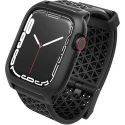 Catalyst Active Defence Θήκη Σιλικόνης με Λουράκι για Apple Watch 7 / 8 / 9 45mm Μαύρη