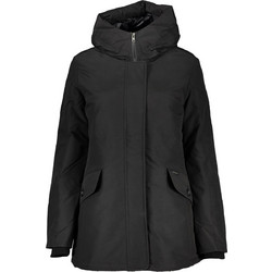 Woolrich Γυναικείο Μπουφάν Χειμωνιάτικο Softshell Μακρύ Αδιάβροχο Μαύρο GLEELEY843